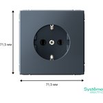 ArtGallery 16A socket with earthing. Quick order. Clem ...