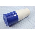 Гнездо питания AC силовое, 1P+N+E, 16/250, на кабель, IP44, [NTN213] ...