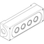 1SFA611814R1000 MEP4-0 Корпус кнопочного поста пластиковый 4 места