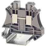 TUR-10, Pass-through terminal , screw terminal, 2 connection points, 10 sq.mm, grey