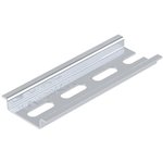 02140R-RET3, perforated DIN rail 35x7.5 L=300mm OMEGA 3F