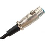 Переход XLR гнездо - RCA гнездо "позолоченные" контакты с кабелем 0.3м, Pro Legend