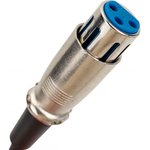 Переход XLR гнездо - RCA гнездо "позолоченные" контакты с кабелем 0.3м, Pro Legend