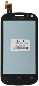 Фото 1/2 Тачскрин для Alcatel Pop C3 4033D/4033/ 4033A/4033E/4033X (черный)