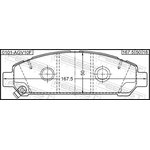 0101-agv10f, КОЛОДКИ ТОРМОЗНЫЕ ПЕРЕДНИЕ TOYOTA VENZA AGV15/GGV15 4WD 2008-