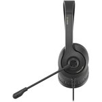 Гарнитура A4Tech Fstyler (FH100U (STONE BLACK)) черный 2м накладные USB