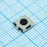 DTSGL-61K-V-T/R, 3.3mm 2.5mm Clock Switch Round Button 50 mA Brick contact 6mm ...