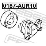 0187-AUR10, Ролик натяжной комплект