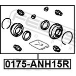 0175-ANH15R, Ремкомплект суппорта тормозного заднего (на обе стороны) | зад ...