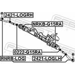 0222-G15RA, Тяга ру | перед прав/лев |