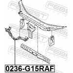 0236-G15RAF, УСИЛИТЕЛЬ БАМПЕРА ПЕРЕДНЕГО
