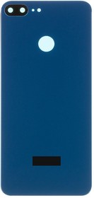 Фото 1/2 Задняя крышка корпуса для Huawei Honor 9 Lite (LLD-L31) со стеклом камеры (синий)
