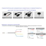 Бесшумный канальный вентилятор SENSDAR SE-A250J, 1808 М³/Ч, 126 ВТ