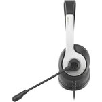 Гарнитура A4Tech Fstyler (FH100U (PANDA)) белый/черный 2м накладные USB