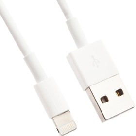Фото 1/2 Кабель USB "LP" для Apple iPhone/iPad Lightning 8-pin (белый/европакет)