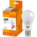 LLE-A80-25-230-30-E27, Лампа LED A80 груша 25Вт 230В 3000К E27 IEK