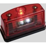 247, Фонарь освещения номерного знака с габаритом [светодиод] 12V/24V, W55