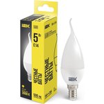 LLE-CB35-5-230-30-E14, Лампа LED CB35 свеча на ветру 5Вт 230В 3000К E14 IEK