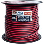 Кабель акустический 2х2,5 мм² красно-черный