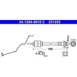 24.1294-0010.3, Шланг тормозной передний правый