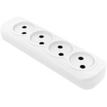 Колодка удлинителя 4-м без заземл. 10А Эксперт 2.2кВт EKF AKB10-4