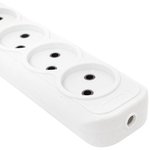 Колодка удлинителя 4-м без заземл. 10А Эксперт 2.2кВт EKF AKB10-4