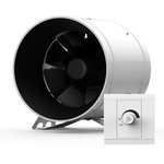 Мощный компактный канальный ЕС-вентилятор SENSDAR; 200 мм; 1205 м3/ч