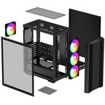 Deepcool CC560 A-RGB V2 black (ATX, без БП, ARGB, USB3.2 Type-A+USB2.0 Type-A) ...