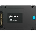 MTFDKCB1T9TDZ-1AZ1ZABYY, SSD накопитель Micron 7400 PRO, 1920GB, U.3(2.5 7mm), NVMe, PCIe 4.0 x4
