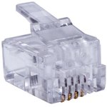 Коннекторы SUPRLAN 6P4C /RJ-11/ /100 pcs/ 10-0227