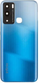 Фото 1/2 Задняя крышка корпуса для Infinix Hot 12i (X665B) (синий)