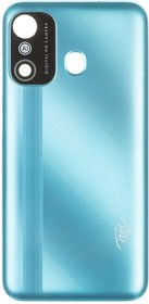 Фото 1/2 Задняя крышка корпуса для Itel A27 (голубой)