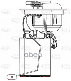 Фото 1/2 SFM3019, Модуль топл. насоса для а/м Chery Tiggo 7 Pro (20-)/Tiggo 4 (17-) 1.5i 115 л./ч.