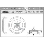 Барабан тормозной SANGSIN BRAKE SD1007