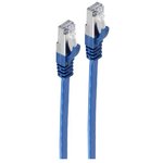 Patch cable, RJ45 plug, straight to RJ45 plug, straight, Cat 7, U/FTP, PVC ...