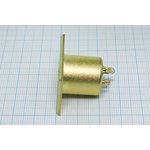 Разъем микрофонныйxLR вилка, контакты 3P, монтаж на блок фланец 2 отверстия ...