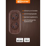 SQ1806-0059, Колодка для удлинителя на 2 гнезда 2П , без заземления ...