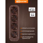 SQ1806-0065, Колодка для удлинителя на 4 гнезда 2П, с заземлением ...