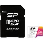 Флеш карта microSD 128Gb Silicon Power Elite A1 microSDXC Class 10 UHS-I U3 100 ...