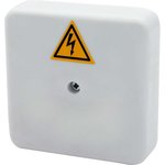 Коробка распределительная огнестойкая КРОПС-П0, IP41, габаритные размеры 75х75х20 мм, для кабелей сечением до 4 мм2 ...