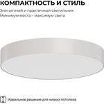 18-155 Светильник светодиодный накладной, MIN, 18Вт, 1620лм, 4000К, IP20 ...