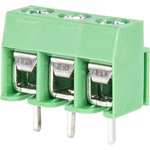 WJ126-5.0-03P-14-00A, Клеммник, 3-контактный 5мм, прямой на плату