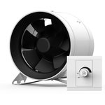 Промышленный канальный вентилятор SENSDAR SE-A250Z 250 мм - бесшумный, 1808 м³/ч