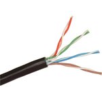EX256749RUS, Кабель ExeGate UTP4-C5e-CU-S24- OUT-PE-BK-305-FLUKE UTP 4 пары ...