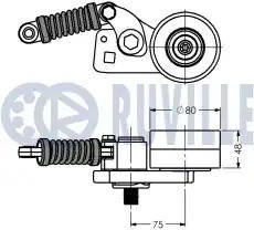 542342, Натяжитель ремня ГРМ