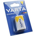 4122229411, Батарейка Varta ENERGY Крона 6LP3146/6LR61 BL1 Alkaline 9V