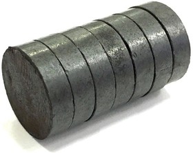 Фото 1/4 Магнит 15х4 мм, диск, феррит - 100 шт