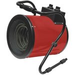 Тепловая пушка электрическая Парма ТВ-02-3600 220Вт красный/черный