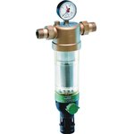 F76S - 1/2 AA фильтр промывной с манометром (ХОЛ.) 100мк. Honeywell BRAUKMANN