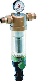 F76S - 3/4 AA фильтр промывной с манометром (ХОЛ.) 100мк. Honeywell BRAUKMANN